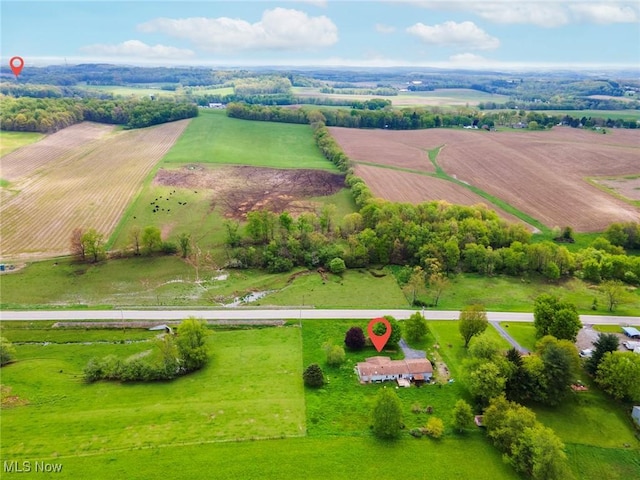 9493 State Route 9, Hanoverton, OH 44423 - overview of rural landscape featuring rows of crops