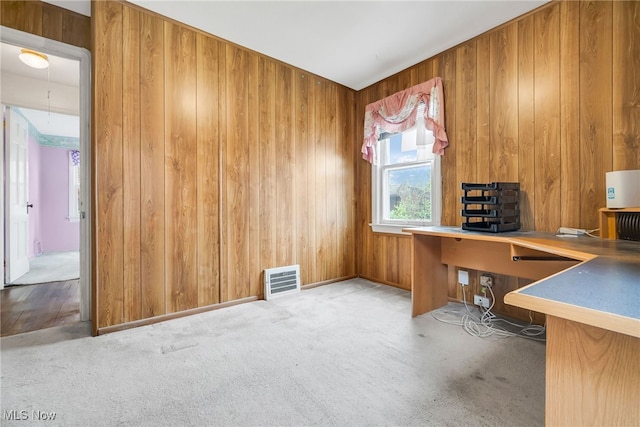 4194 W 140th St, Cleveland, OH 44135 - carpeted office featuring wooden walls
