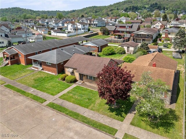 aerial perspective of suburban area