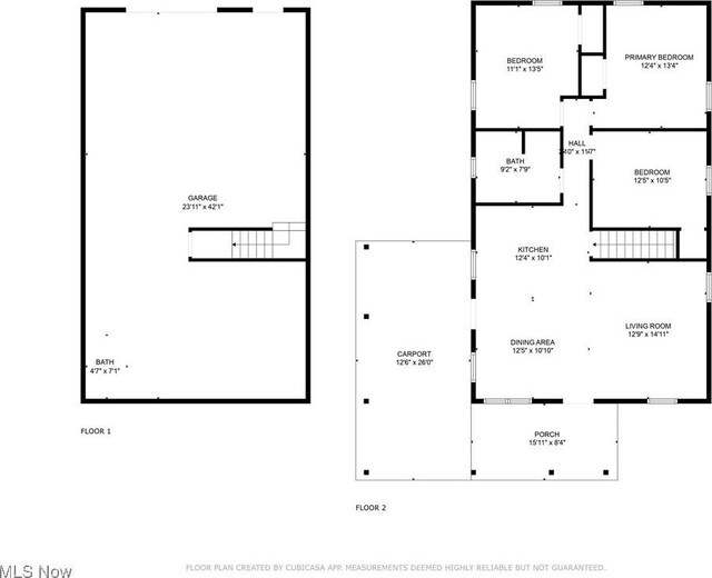 102 Maple, Bethesda, OH 43719 - floor plan / room layout