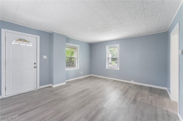 215 Holford Ave, Niles, OH 44446 - entryway featuring wood finished floors and baseboards