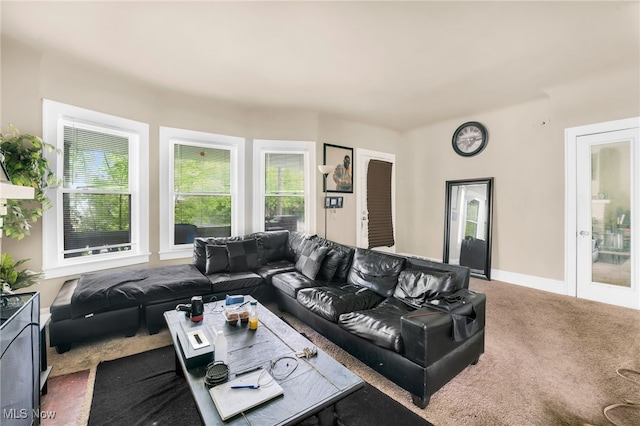 3436 Beechwood Ave, Cleveland Heights, OH 44118 - living room with carpet floors