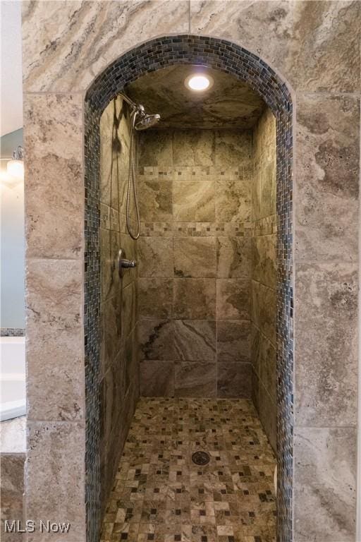 315 W Main St, Canfield, OH 44406 - full bath with tiled shower