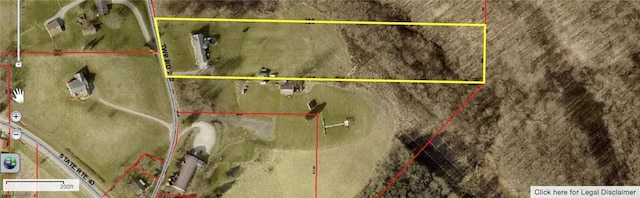 99 Township Road 262, Bloomingdale, OH 43910 - aerial map of property and surrounding area with property boundaries highlighted