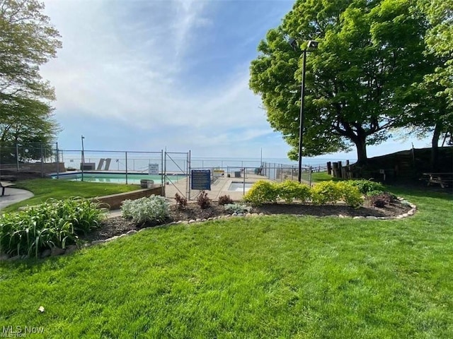 surrounding community featuring a swimming pool