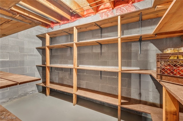 view of storage