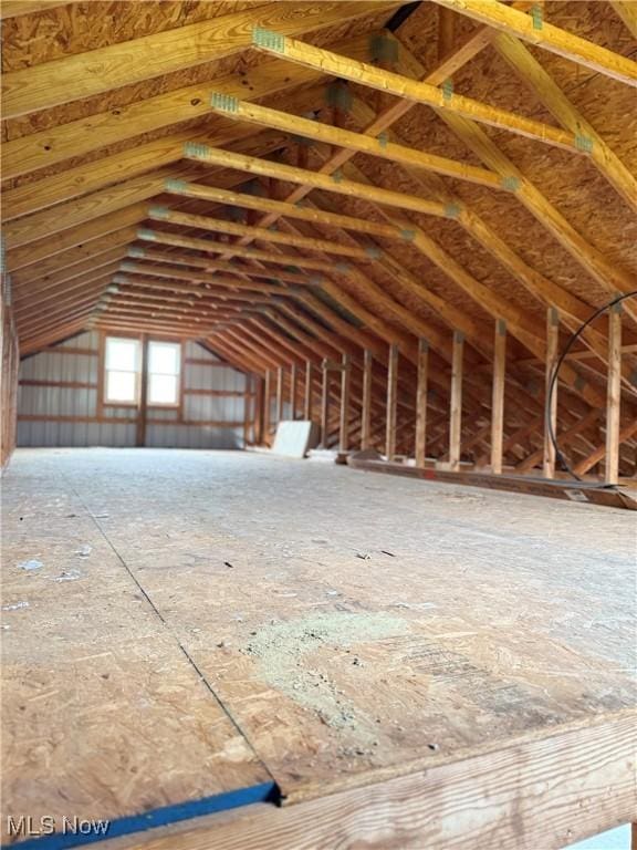 15180 Stoltz Rd, Diamond, OH 44412 - view of unfinished attic