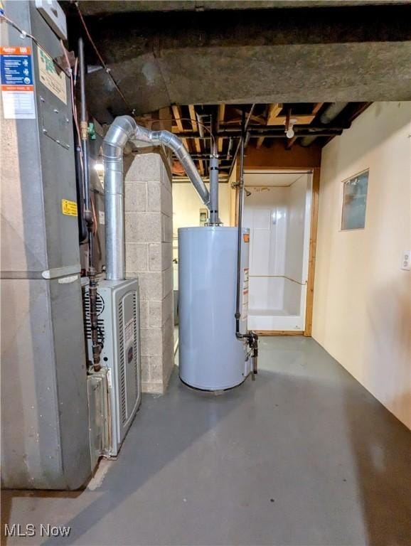 316 S Inglewood Ave, Austintown, OH 44515 - utility room with water heater