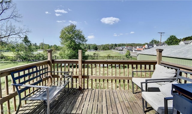 17 Spring St, Dennison, OH 44621 - view of wooden terrace