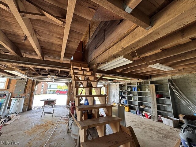 6255 Highland Ridge Rd, Lowell, OH 45744 - unfinished attic with healthy amount of natural light