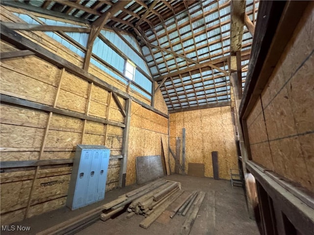 6255 Highland Ridge Rd, Lowell, OH 45744 - misc room featuring high vaulted ceiling