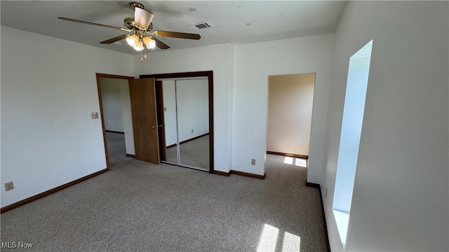 6255 Highland Ridge Rd, Lowell, OH 45744 - empty room featuring ceiling fan, baseboards, and carpet flooring
