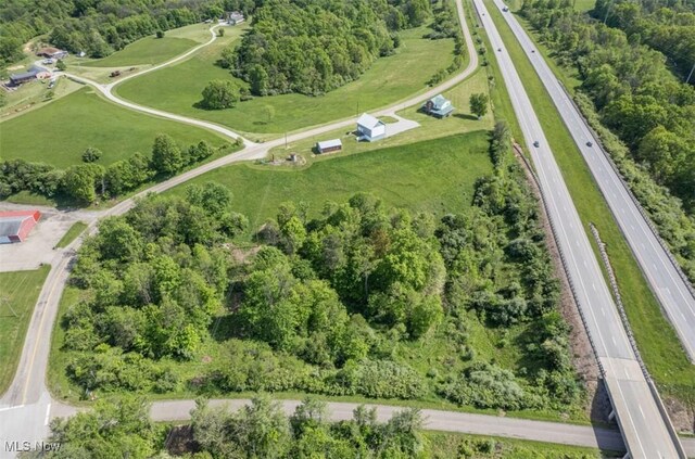6255 Highland Ridge Rd, Lowell, OH 45744 - aerial overview of property's location featuring a major roadway