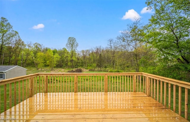 1527 Carterland Dr, Ashtabula, OH 44004 - view of deck