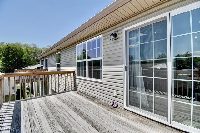 213 Knollton Dr, Millersburg, OH 44654 - view of wooden terrace