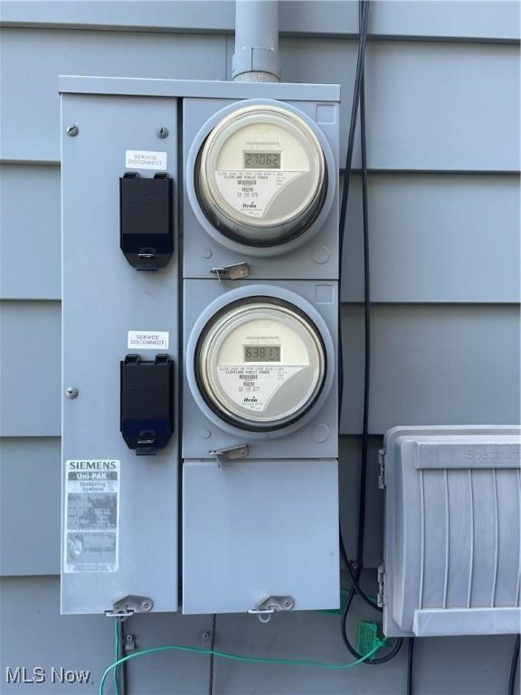 3217 W 14th St, Cleveland, OH 44109 - exterior view of electric meter