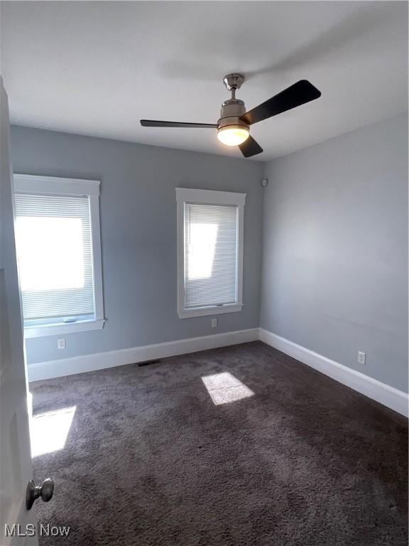 3217 W 14th St, Cleveland, OH 44109 - spare room with plenty of natural light, carpet, and baseboards