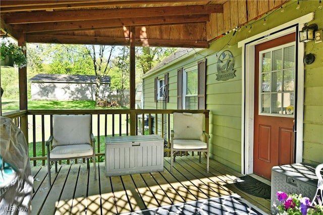 3122 Mccleary Jacoby Rd, Cortland, OH 44410 - view of deck