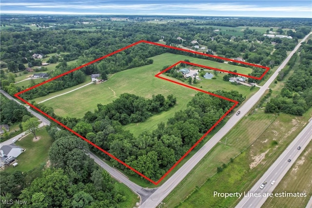 1060 S Watkins Rd, Alexandria, OH 43001 - view of property location with property boundaries highlighted