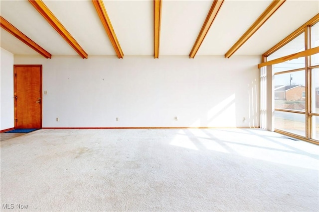 2455 Alexander Mnr E, Steubenville, OH 43952 - unfurnished living room featuring carpet floors and baseboards