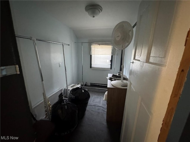 871 Chestnut St, Coshocton, OH 43812 - interior space featuring dark colored carpet