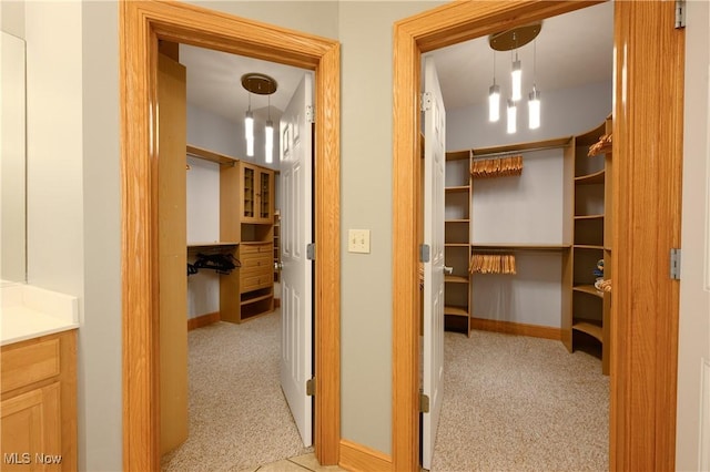 6240 Tim Dr, Wadsworth, OH 44281 - corridor with carpet and baseboards
