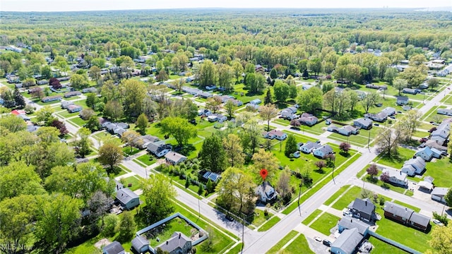 2226 W 13th St, Ashtabula, OH 44004 - aerial view of residential area with a forest