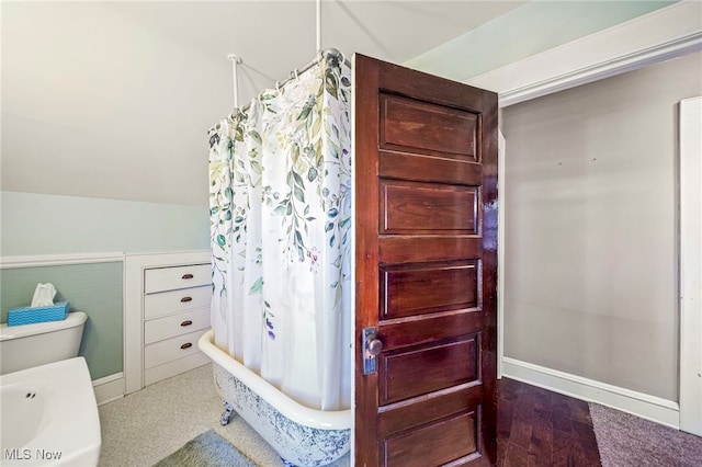 2226 W 13th St, Ashtabula, OH 44004 - bathroom with baseboards and toilet