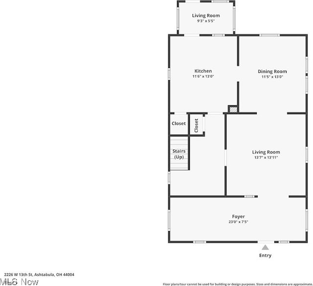 2226 W 13th St, Ashtabula, OH 44004 - room layout