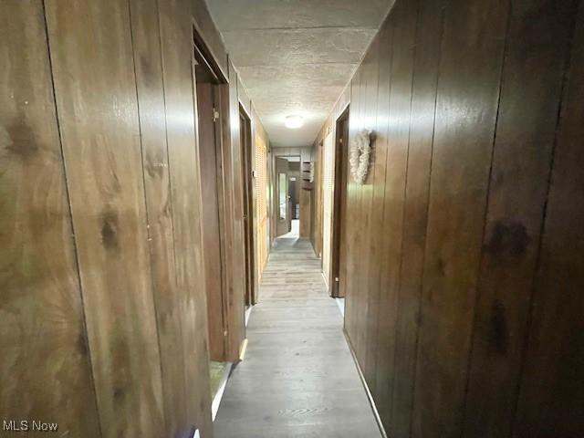38722 State Route 518th Rd, Lisbon, OH 44432 - corridor with wood walls