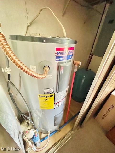 38722 State Route 518th Rd, Lisbon, OH 44432 - utility room with water heater