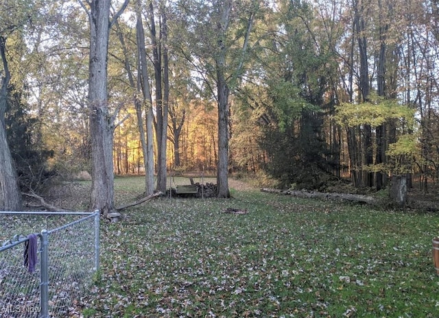 36751 Sugar Ridge Rd, North Ridgeville, OH 44039 - view of yard with a wooded view
