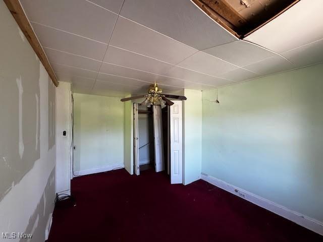 250 Center Rd, Bedford, OH 44146 - spare room with baseboards and carpet floors