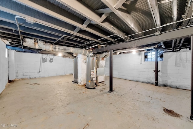 2040 W 103rd St, Cleveland, OH 44102 - basement featuring gas water heater and gas meter