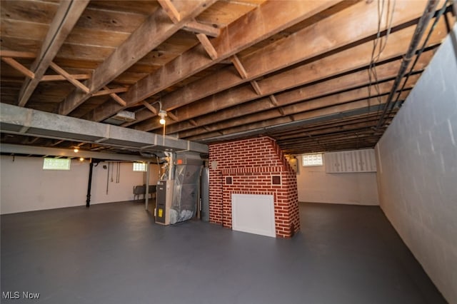 459 N Osborn Ave, Youngstown, OH 44509 - below grade area with heating unit and healthy amount of natural light