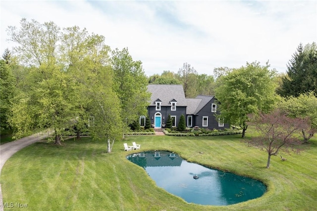 675 Wheatfield Dr, Aurora, OH 44202 - aerial view of property and surrounding area with a large body of water