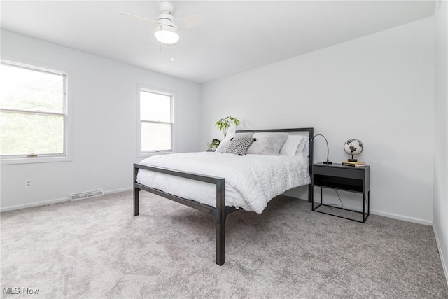 675 Wheatfield Dr, Aurora, OH 44202 - bedroom featuring carpet, baseboards, and ceiling fan
