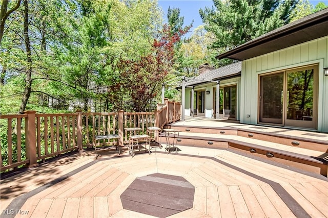 8220 Hermitage Rd, Concord, OH 44077 - view of wooden terrace