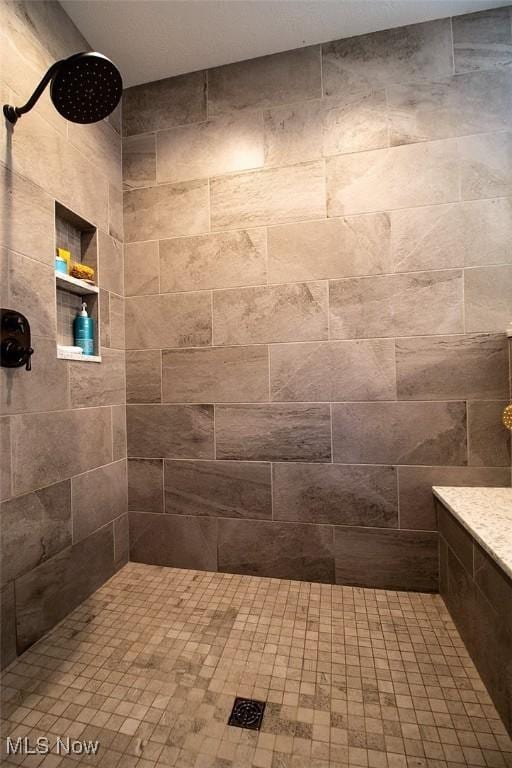 176 Highland Mist Cir, Hinckley, OH 44233 - full bathroom featuring tiled shower