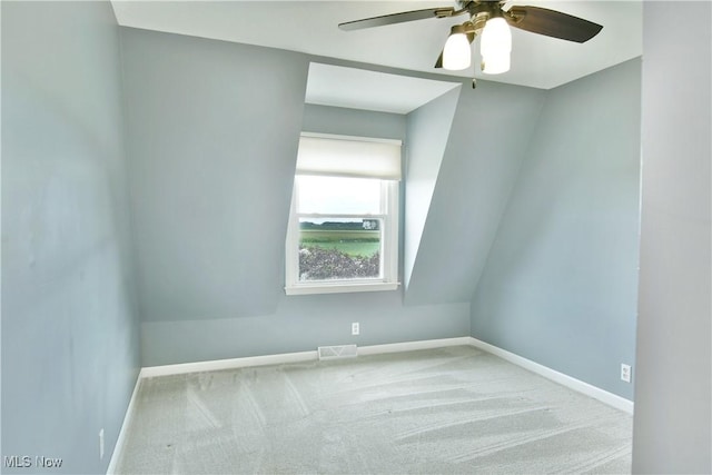 9960 Ridge Rdg, Farmdale, OH 44417 - carpeted empty room with baseboards and a ceiling fan