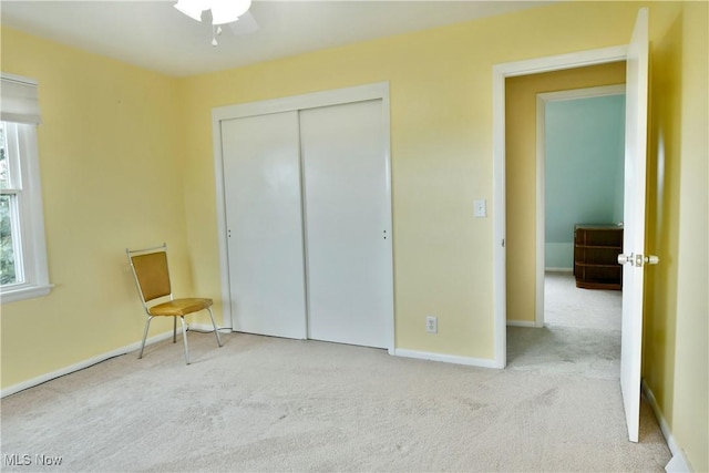 9960 Ridge Rdg, Farmdale, OH 44417 - unfurnished bedroom with carpet floors, a closet, and baseboards