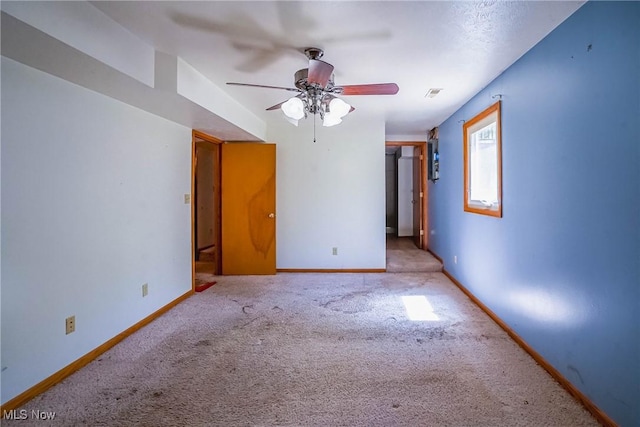 265 Franklin Dr, Doylestown, OH 44230 - carpeted spare room with ceiling fan and baseboards