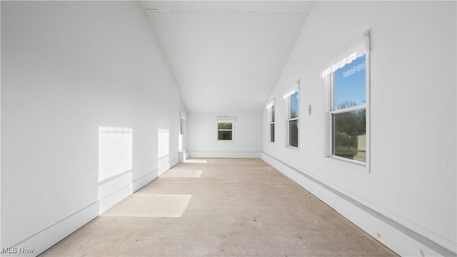 7116 Norwalk Rd, Medina, OH 44256 - corridor with high vaulted ceiling
