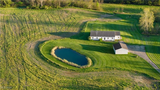 7116 Norwalk Rd, Medina, OH 44256 - view from above of property with a large body of water