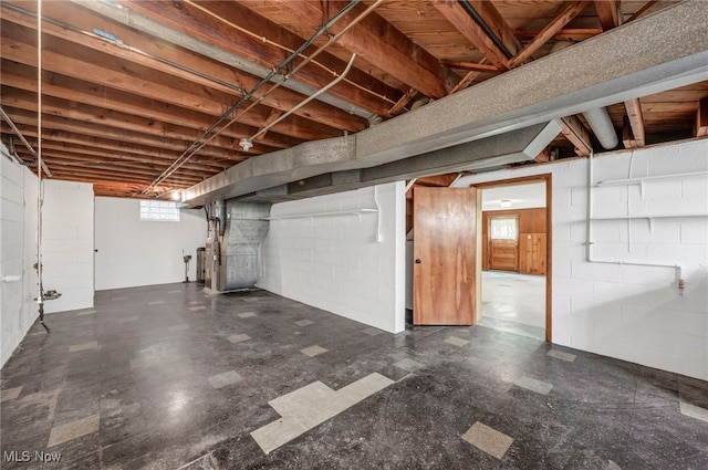 4422 Forest Hills Blvd, Parma, OH 44134 - below grade area featuring concrete block wall