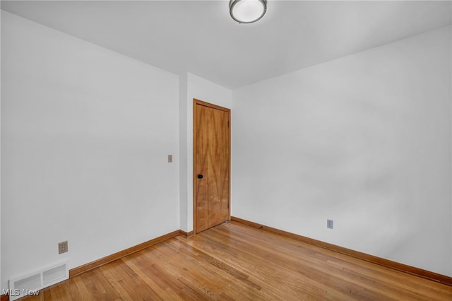 4422 Forest Hills Blvd, Parma, OH 44134 - empty room featuring baseboards and light wood finished floors