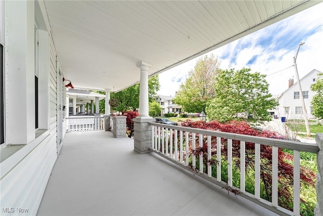 1303 W 115th St, Cleveland, OH 44102 - balcony with covered porch