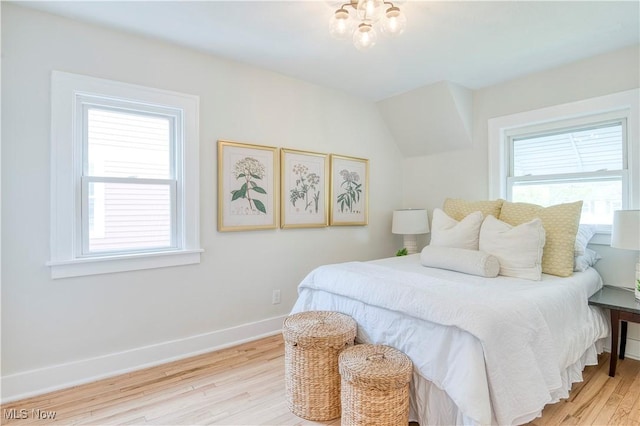 2332 Allison Rd, University Heights, OH 44118 - bedroom featuring light wood-type flooring and baseboards
