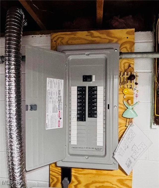 utilities with electric panel