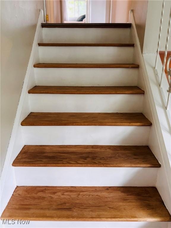 view of stairs